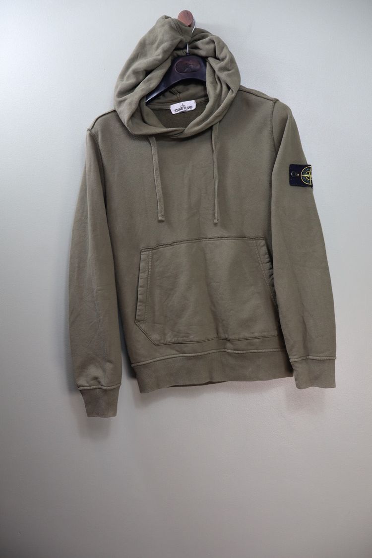 Stone Island Khaki Hoodie 4
