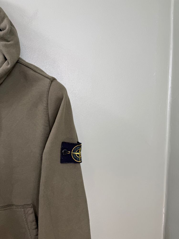 Stone Island Khaki Hoodie 5