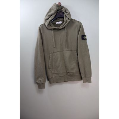 Stone Island Khaki Hoodie
