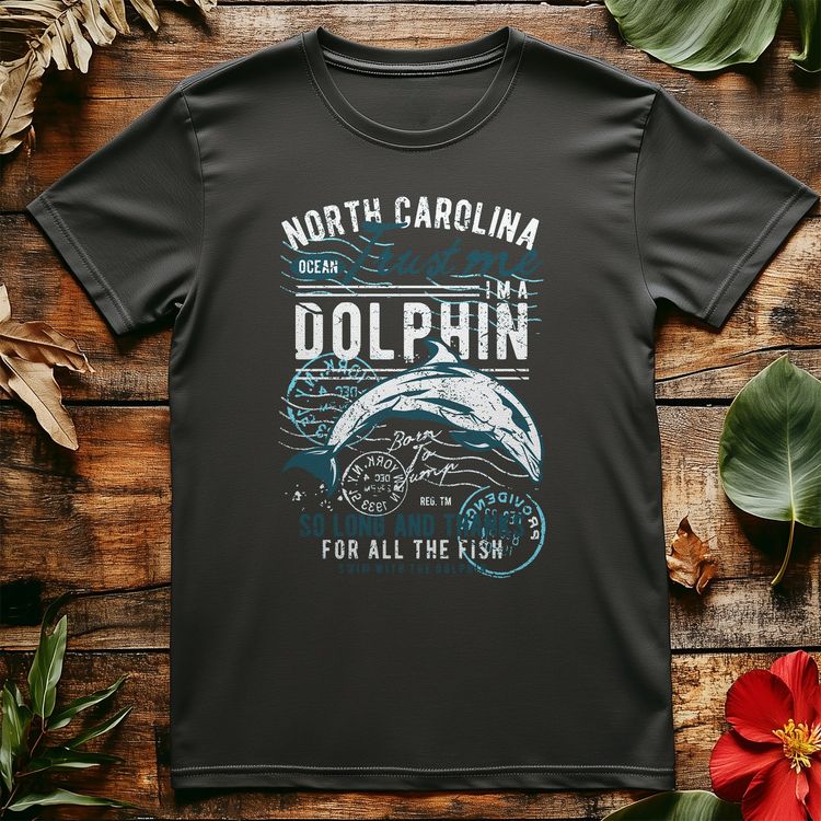 Retro Dolphin NC T-Shirt - Dive into image 5