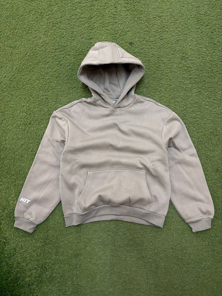 Felpa Boxy olive made in Italy 400grammi