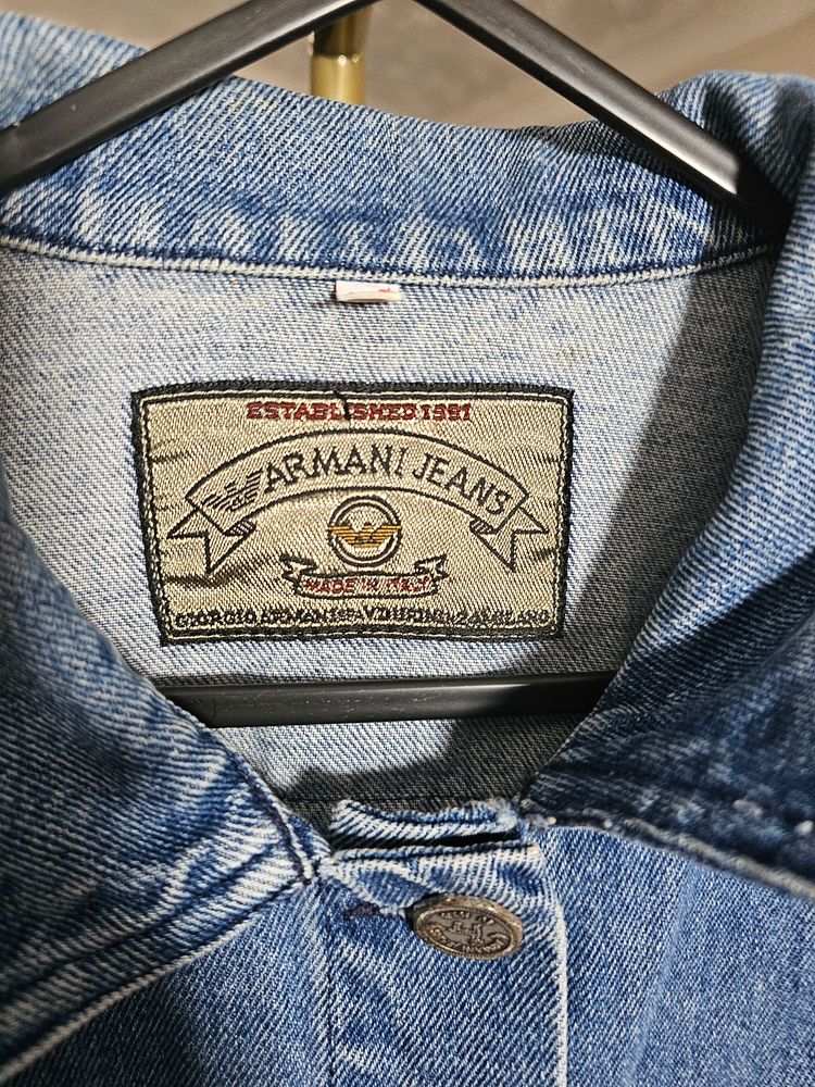 Armani Jeans Denim Jacket Vintage  2