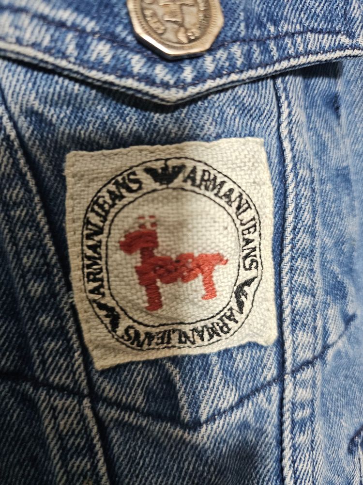 Armani Jeans Denim Jacket Vintage  3