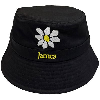 James Band Logo White Daisy S/M Bucket Hat