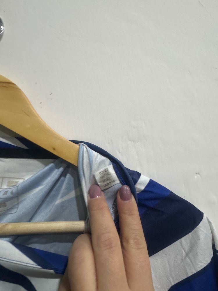Immagine di Adidas Bc Fc Blue And White Patterned Sports Jersey 2
