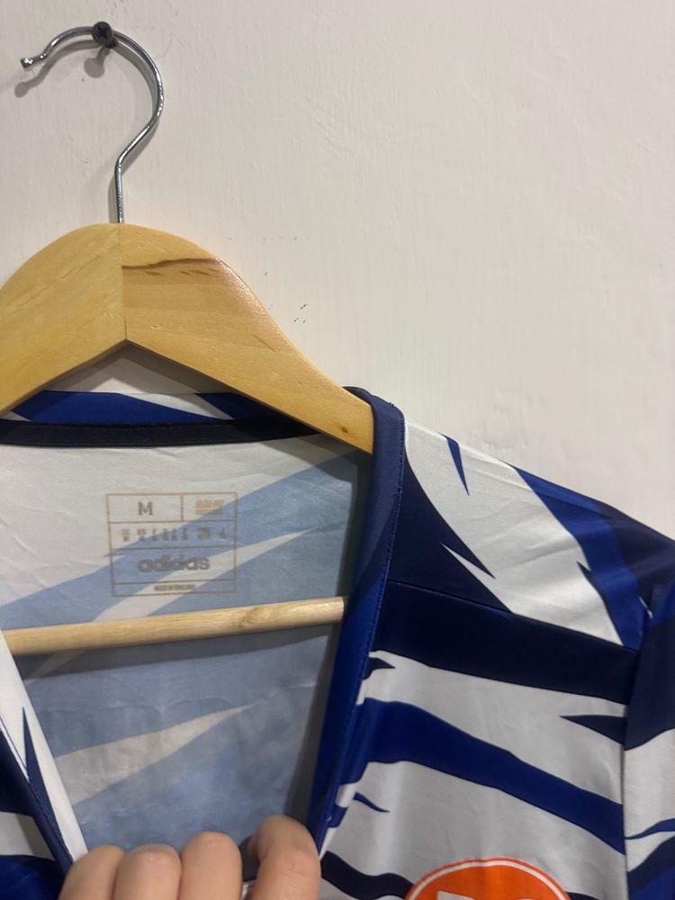 Immagine di Adidas Bc Fc Blue And White Patterned Sports Jersey 3