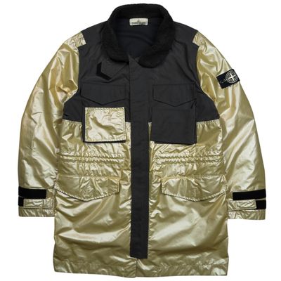 A/W 18 Stone Island Iridescent Coating Tela with Reflex Mat Parka Jacket