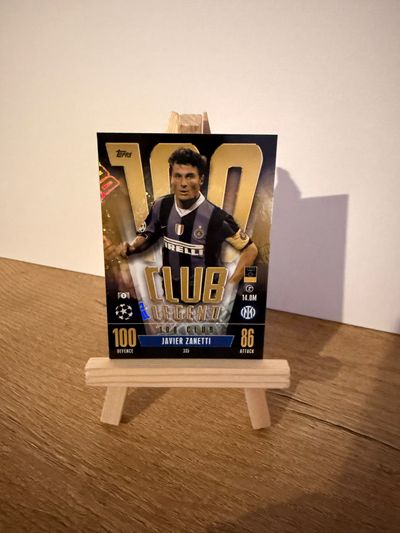 Javier Zanetti Football Trading Card