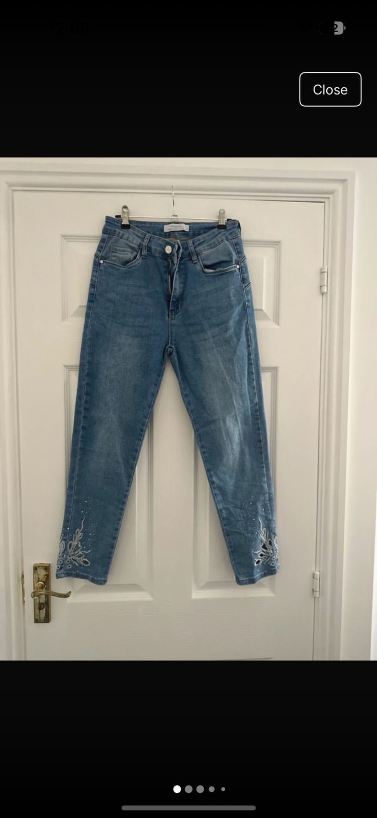 Kimchi Blue blue denim jeans product image