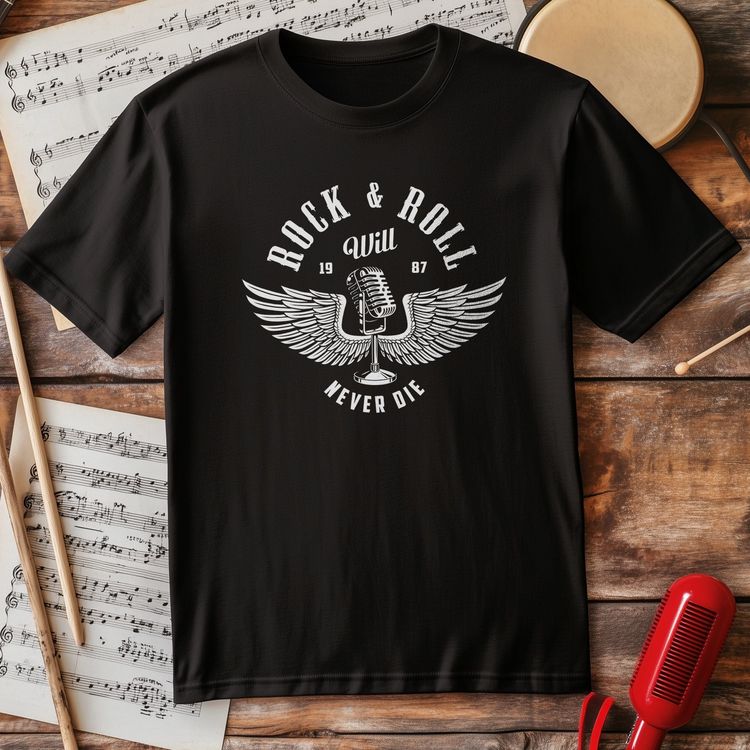 Rock & Roll Will Never Die T-Shirt image 5