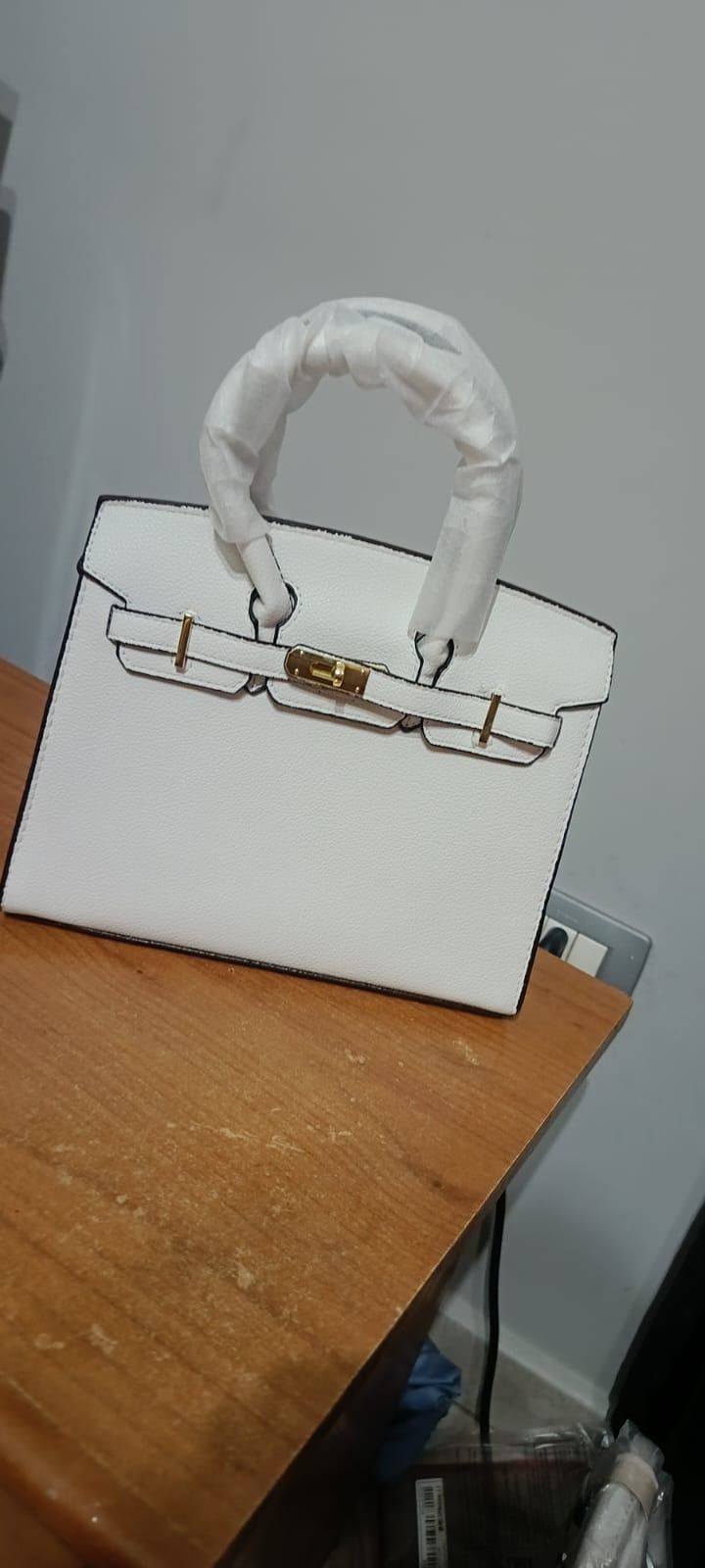 White Handbag