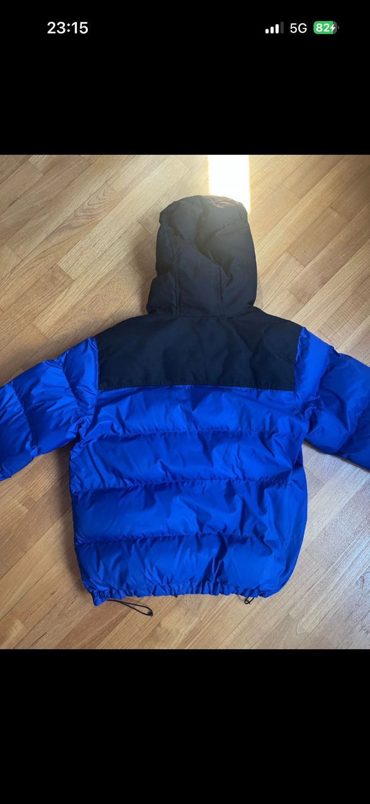 Carhartt Blue And Black Hooded Puffer Jacket image 2