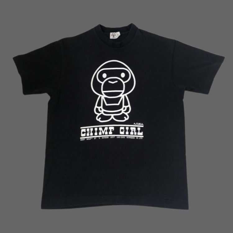 BAPE - Baby Milo Chimp Girl Tee in Black product image
