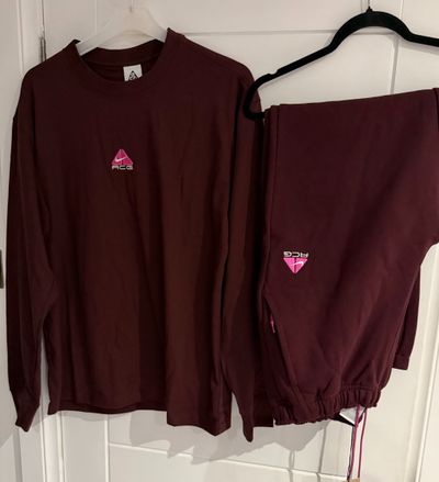 Nike Acg lungs Long Sleeve t - Shirt & Pants Set - S