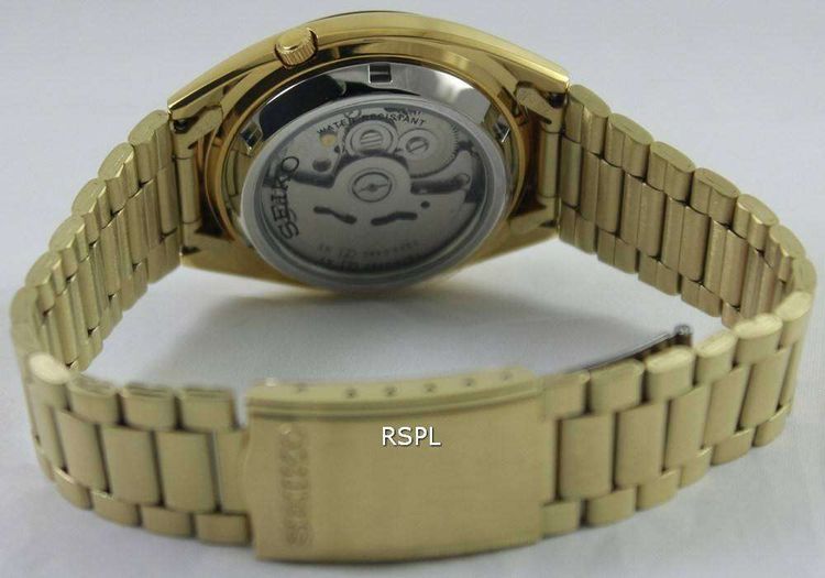 Seiko 5 Automatic Gold Dial SNXL72K1 SNXL72K Men's Watch 5