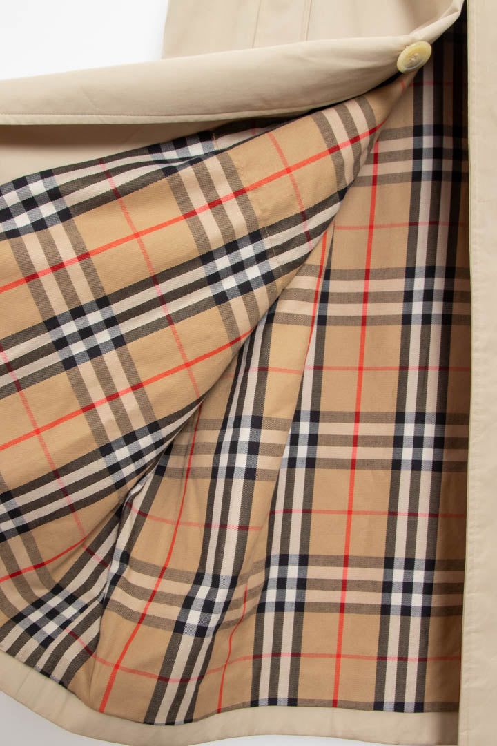 Burberry Nova Check Lined Trench Coat (XXL) imagen 5