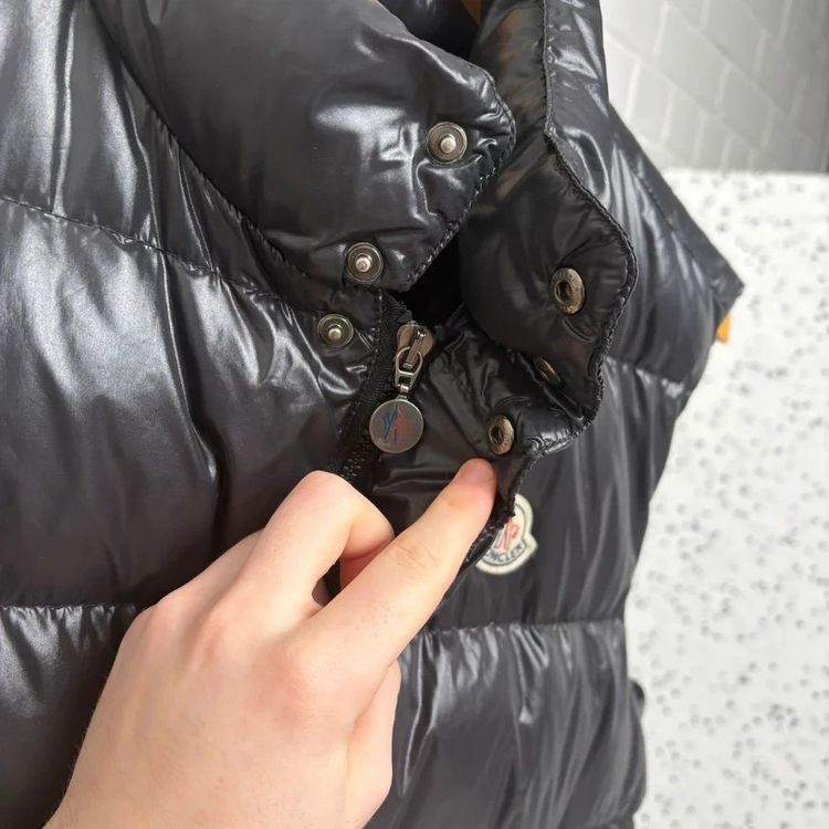 Moncler Black Tibb Down Gilet image 4