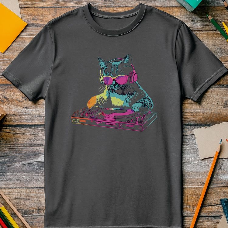 DJ Cat 1 T-Shirt AU image 3