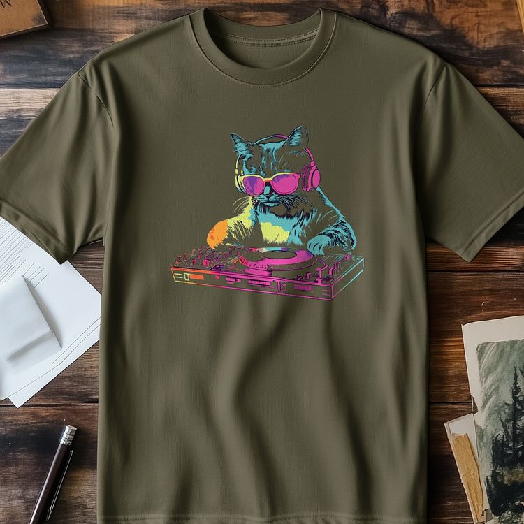DJ Cat 1 T-Shirt AU image 2