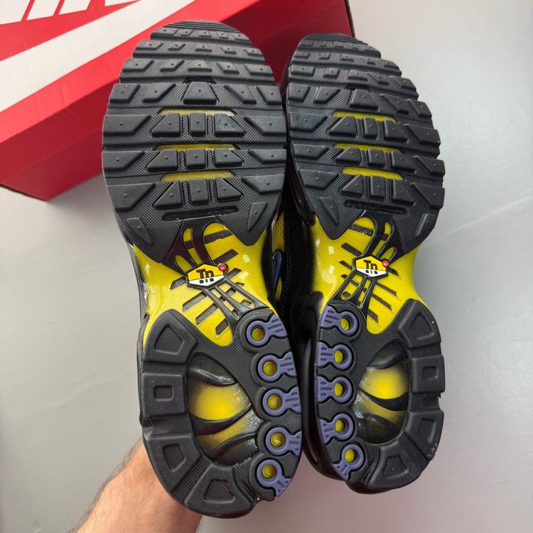 Nike Air Max Plus TN Size UK 10 Black Bright Citron Men's Trainers DM0032-023 image 9