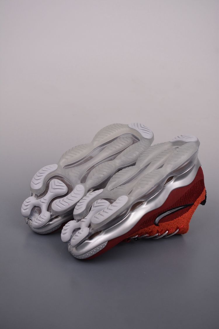 Nike Red And Silver Athletic Shoes 2