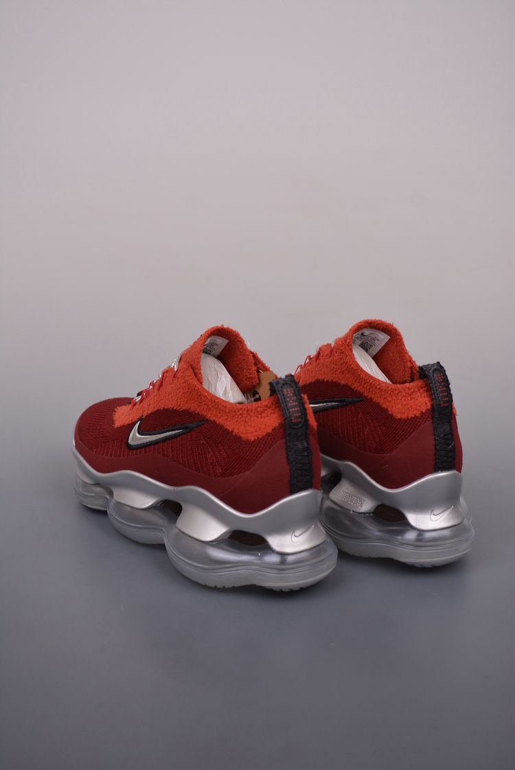 Nike Red And Silver Athletic Shoes 8