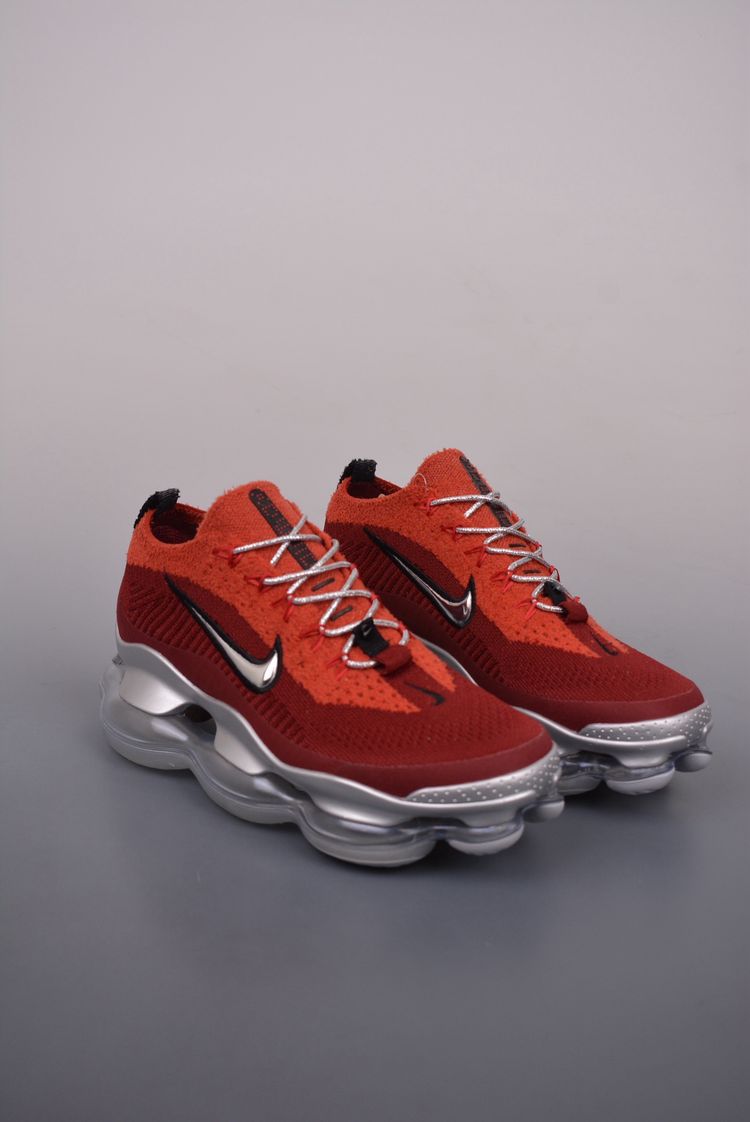 Nike Red And Silver Athletic Shoes 6