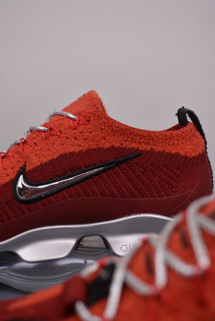 Nike Red And Silver Athletic Shoes 7