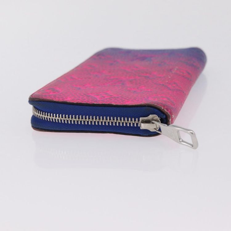 LOUIS VUITTON Taurillon Clemence Illusion Zippy Wallet Vertical Auth 207052 - Jerrillo image 7