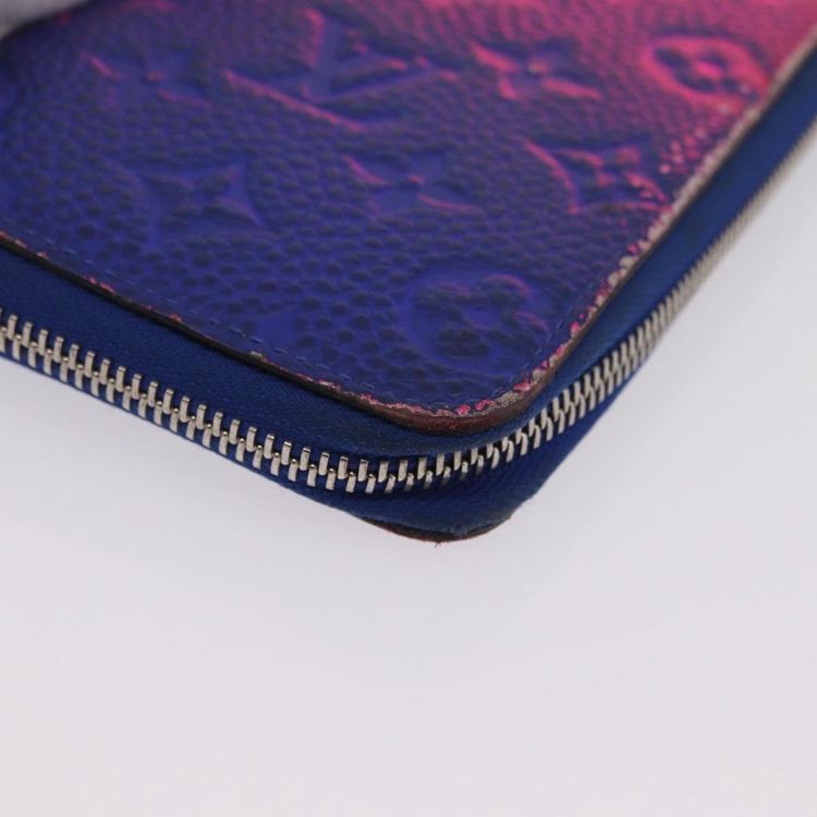 LOUIS VUITTON Taurillon Clemence Illusion Zippy Wallet Vertical Auth 207052 - Jerrillo image 10