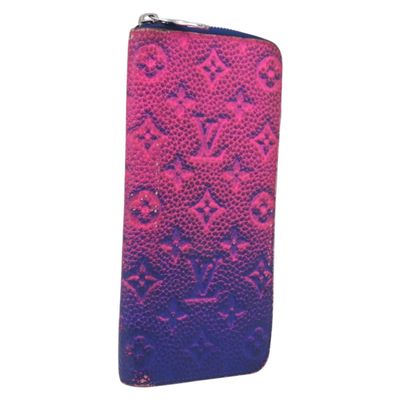 LOUIS VUITTON Taurillon Clemence Illusion Zippy Wallet Vertical Auth 207052 - Jerrillo