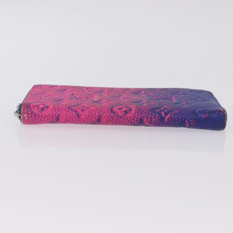 LOUIS VUITTON Taurillon Clemence Illusion Zippy Wallet Vertical Auth 207052 - Jerrillo image 6