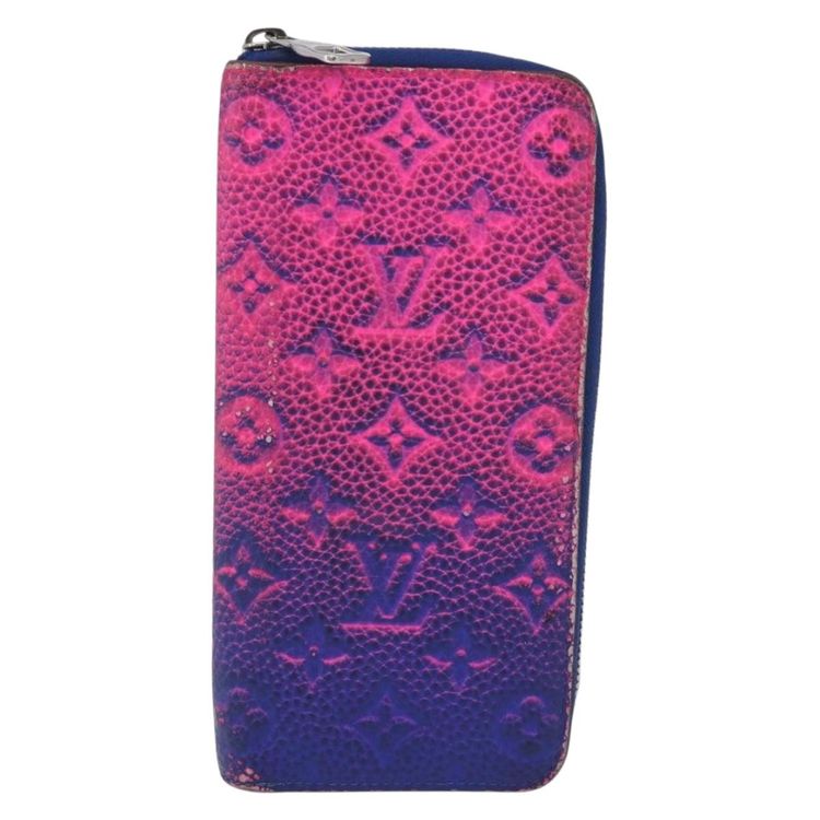 LOUIS VUITTON Taurillon Clemence Illusion Zippy Wallet Vertical Auth 207052 - Jerrillo image 2