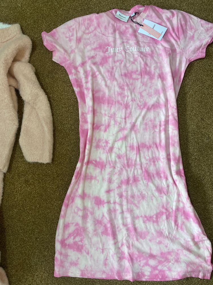 Juicy Couture Juicy Couture Pink Tie-Dye Dress product image