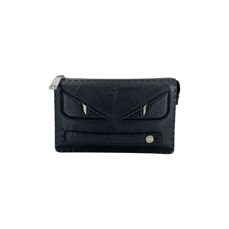 Fendi Leather Clutch Bag Bugs Eye image 1