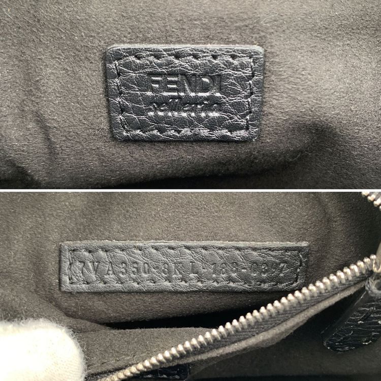 Fendi Leather Clutch Bag Bugs Eye image 4