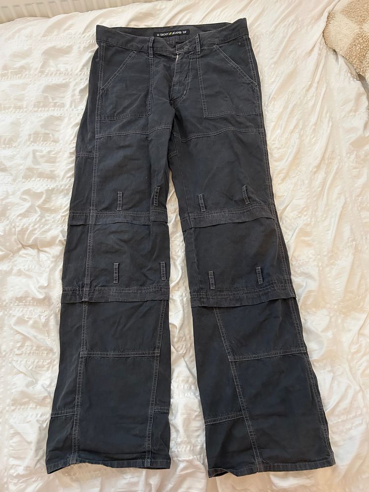black cargo pants