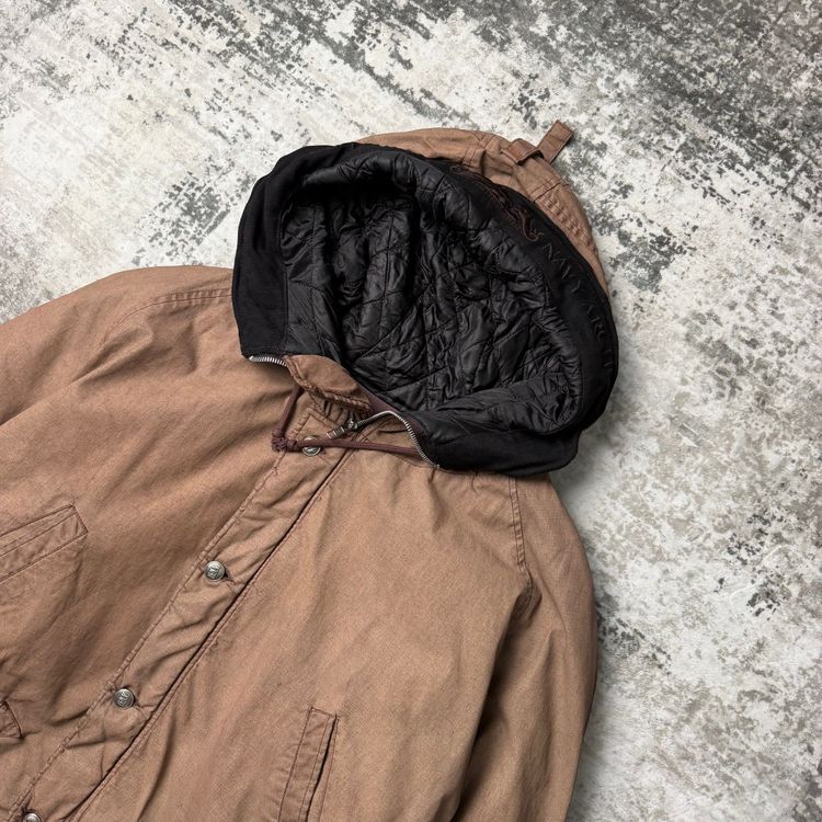 Vintage Boneville Navy Arctic Parka (L) imagen 5