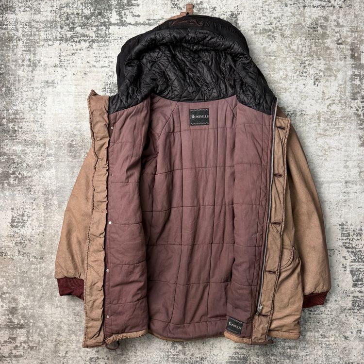 Vintage Boneville Navy Arctic Parka (L) imagen 6