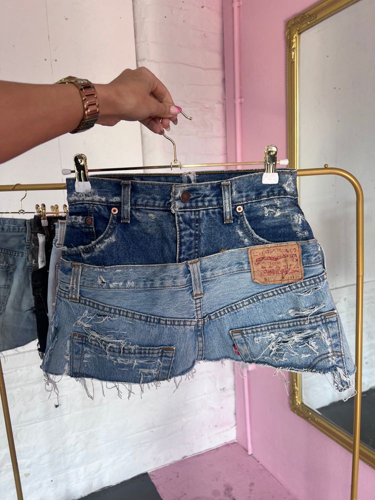 DOUBLE DENIM SKIRT imagen 2