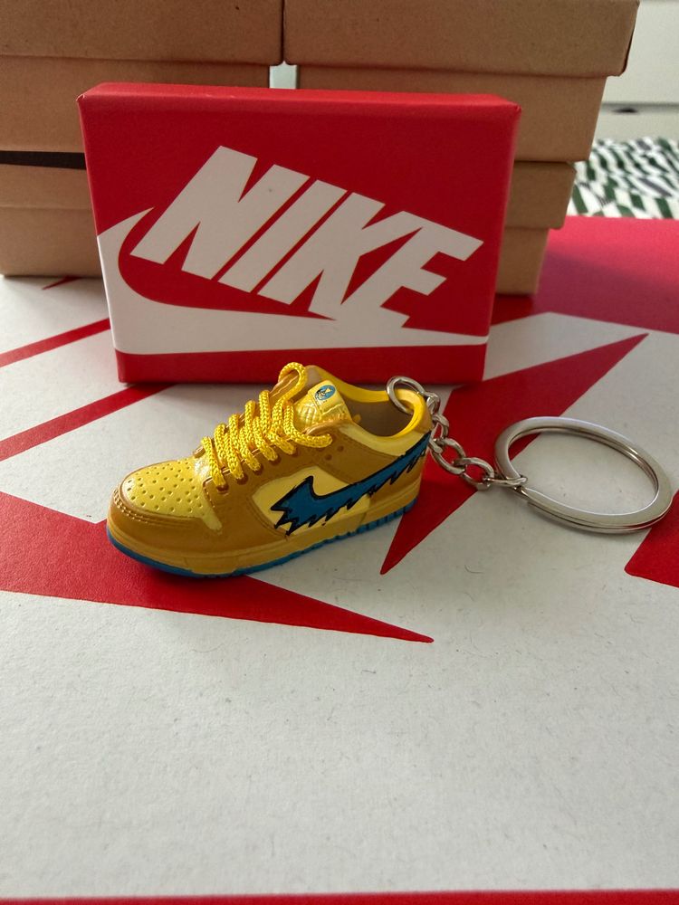 Nike Yellow Sneaker Keychain