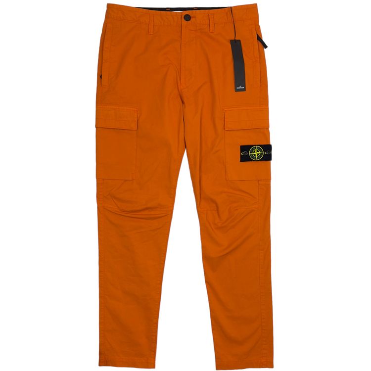 Stone Island Supima Cotton Regular Tapered Cargo Trousers 32/31 image 1