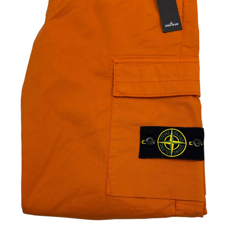 Stone Island Supima Cotton Regular Tapered Cargo Trousers 32/31 image 8