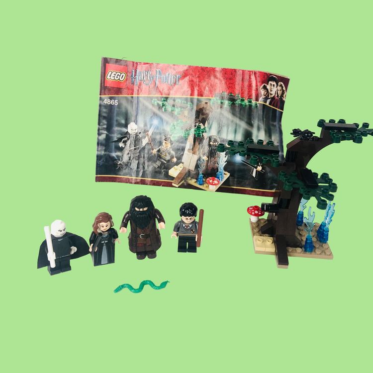 LEGO Harry Potter: The Forbidden Forest (4865) 100% Complete With Instructions and Minifigures