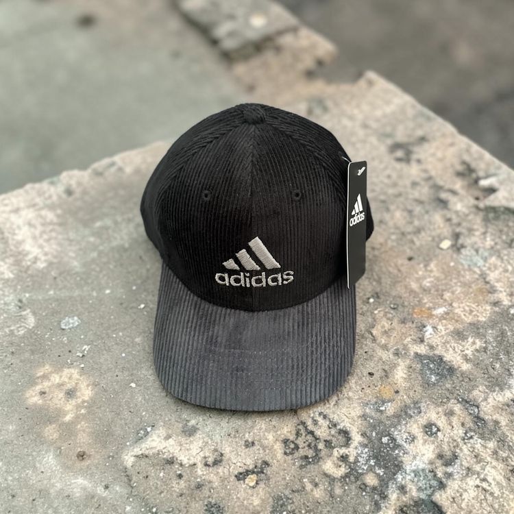 Adidas Black Corduroy Cap 3