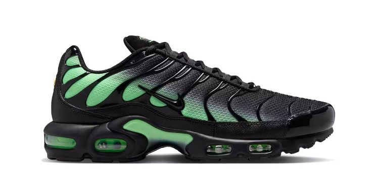 Nike Air Max Plus Black illusion Green Brand New image 3