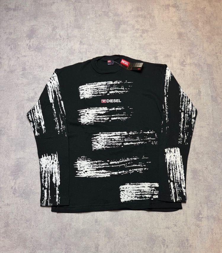 Diesel Long Sleeve Shirt Print Brand New Streetwear