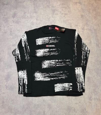 Diesel Long Sleeve Shirt Print Brand New Streetwear