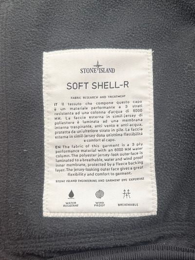 Khaki Stone Island Soft Shell-R Hooded Jacket – A/W 2014 4
