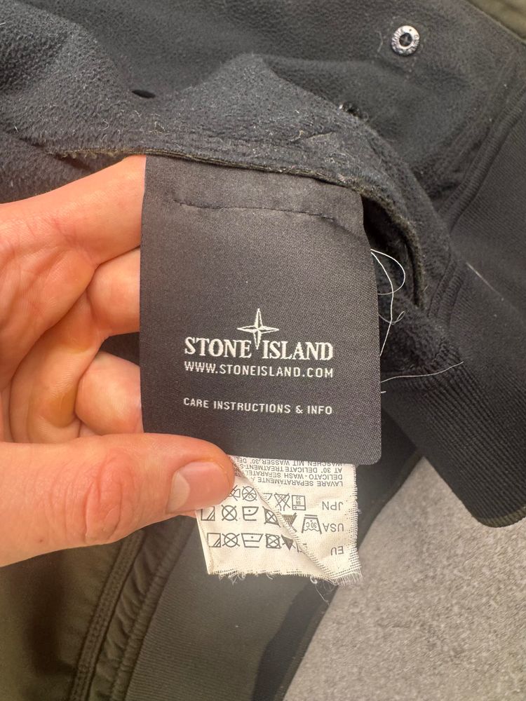 Khaki Stone Island Soft Shell-R Hooded Jacket – A/W 2014 5
